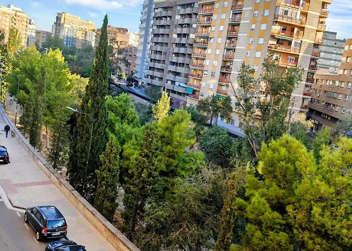 Апартаменты Estiloso Estudio En Gran Via, Vistas Al Huerva *